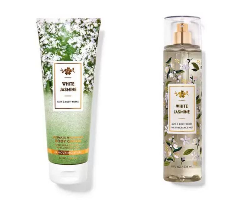 Spray de Fragancia y Crema Bath & Body Works Jazmín Blanco
