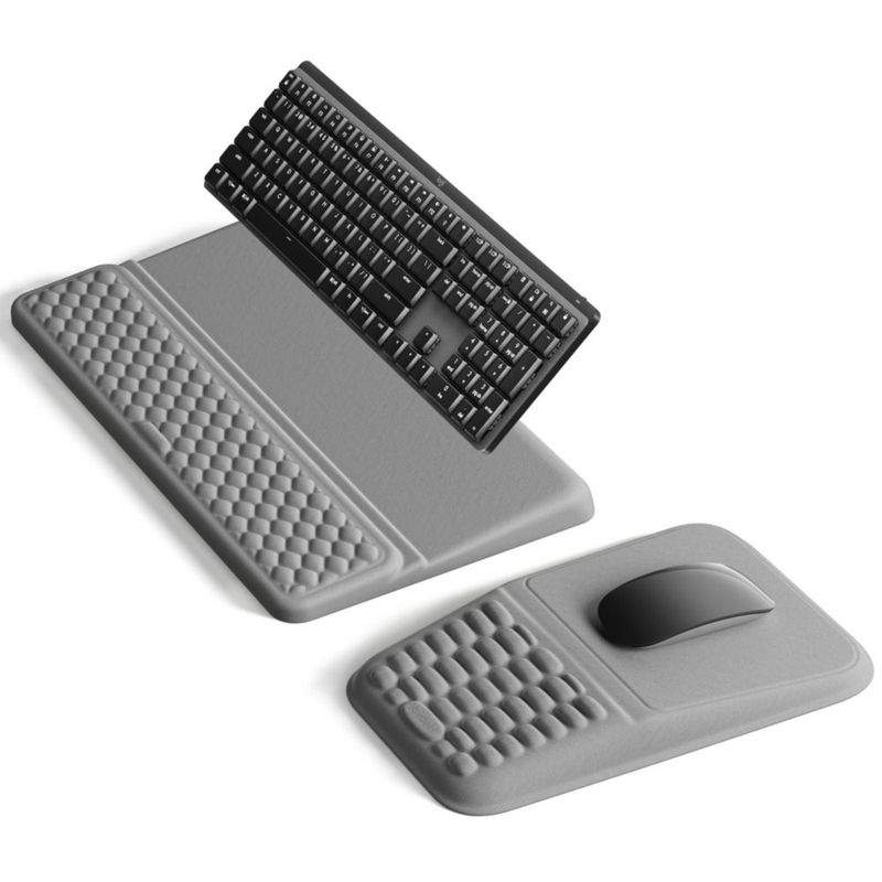 Set de reposamuñecas Vaydeer con espuma viscoelástica para teclado y ratón