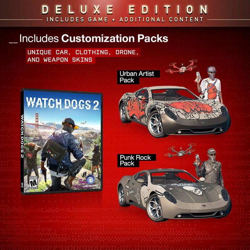 Videojuego Ubisoft Watch Dogs 2 Deluxe para Xbox One