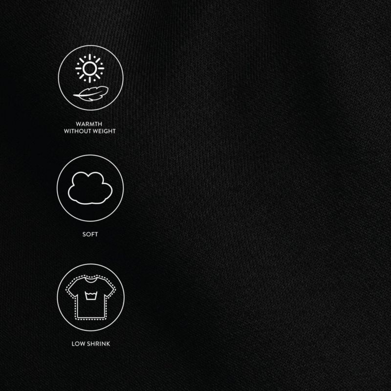 Sudadera Champion XXL Alta Negra con Cremallera Completa