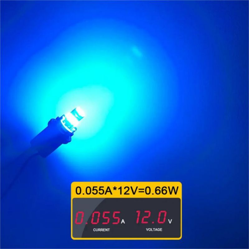 Focos Led Pellizco T10 W5w 194 168 2825 192 10Pzas Azul Hielo