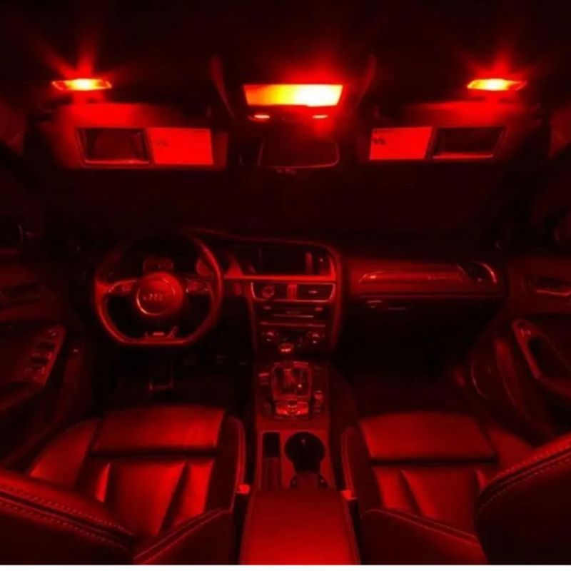 Focos Led Pellizco T10 W5w 194 168 2825 192 10Pzas Rojo