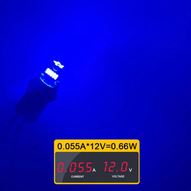 Focos Led Pellizco T10 W5w 194 168 2825 192 10Pzas Azul