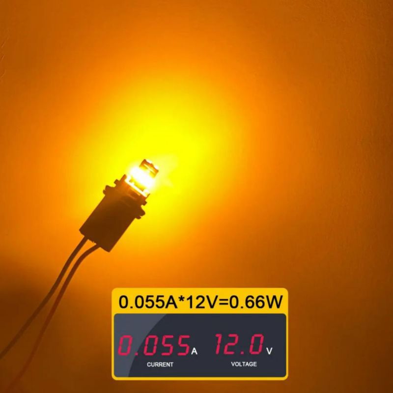 Focos Led Pellizco T10 W5w 194 168 2825 192 10Pzas Amarillo