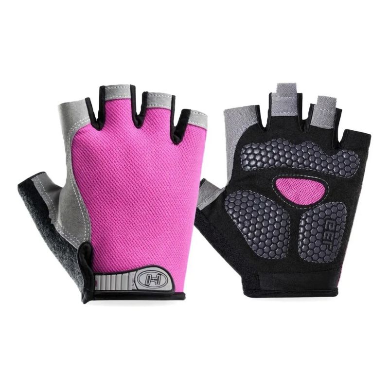 Guantes de Gym Tacticos para Pesas Crossfit Gimnasio Mujer, Color Rosa
