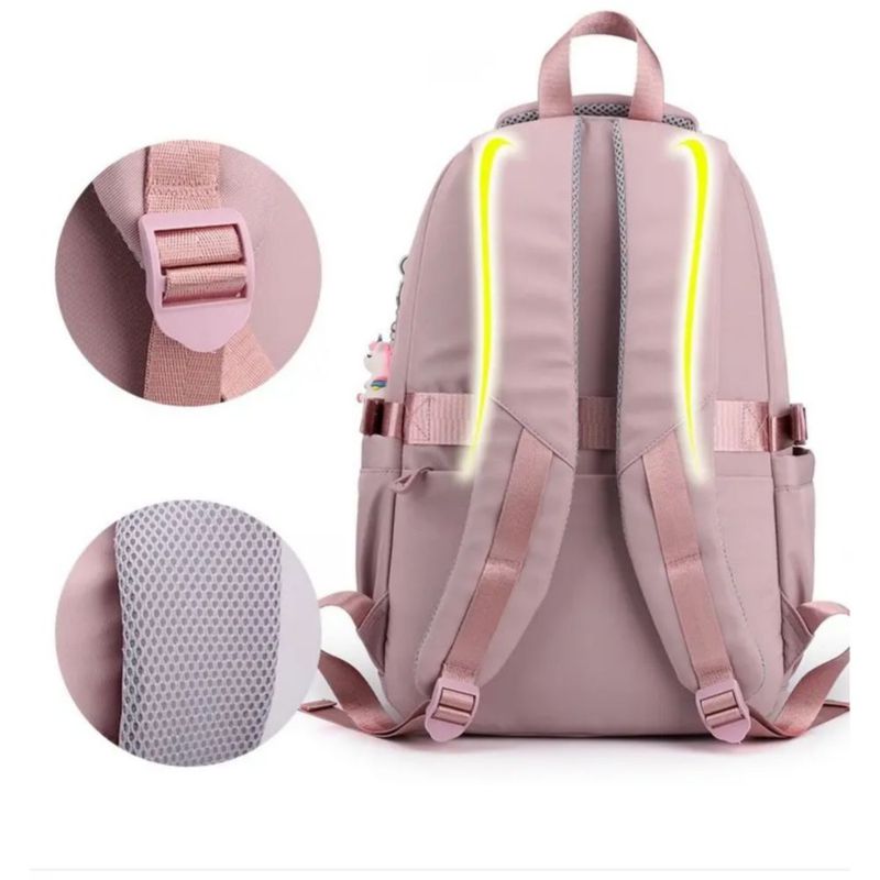 Mochila escolar Lisa 30 L, Color Negro