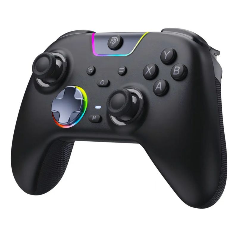 Gamepad  Inalámbrico Bluetooth para Nintendo Switch, PC y Móviles, Color Negro