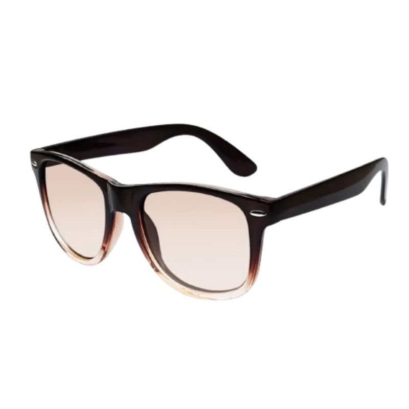 Lentes De Sol Fotocromáticos Hombre Mujer Uv400 Cuadrado, Color Marrón