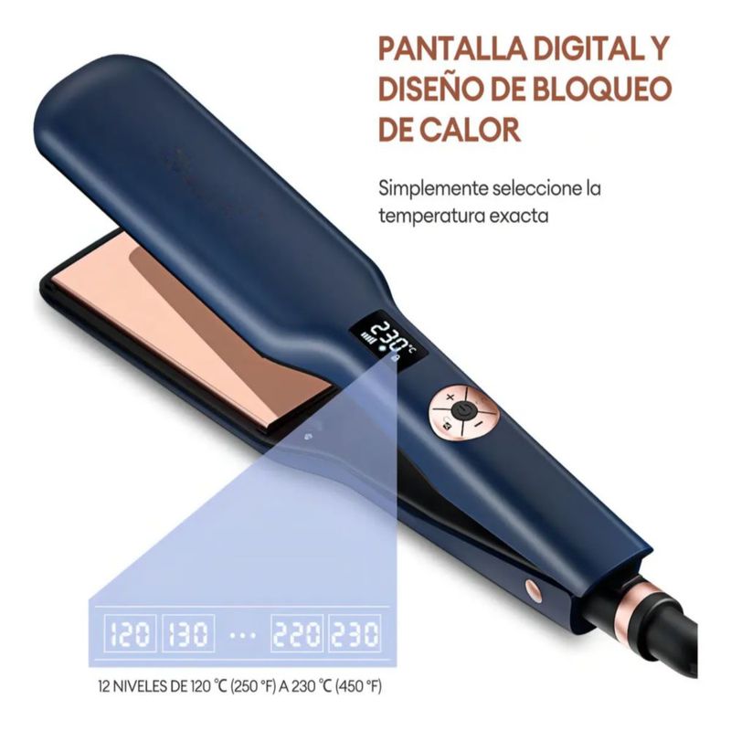 "Plancha Para Cabello Planchas Cabello, Color Azul