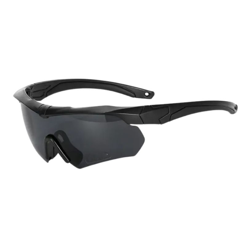 Lentes Tácticas Militares Mica Y Accesorios Color Del Arma, Color Negro