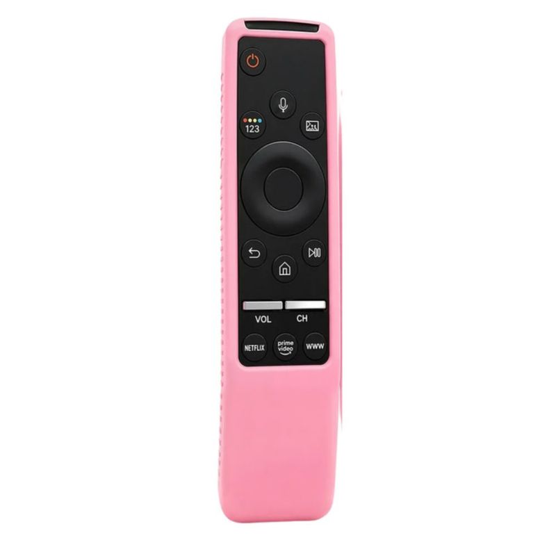 Control Remoto Para Samsung Smart Tv Con Voz Universal, Color Rosa y Negro