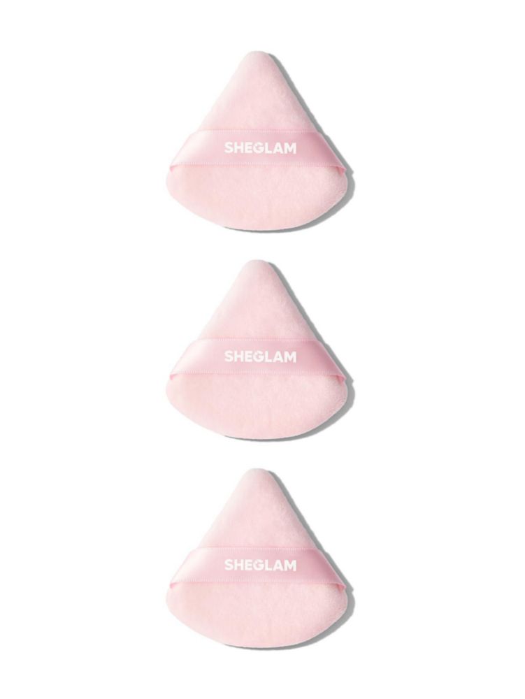 Esponja de Polvo SHEGLAM Rosa Bebé de Forma Triangular