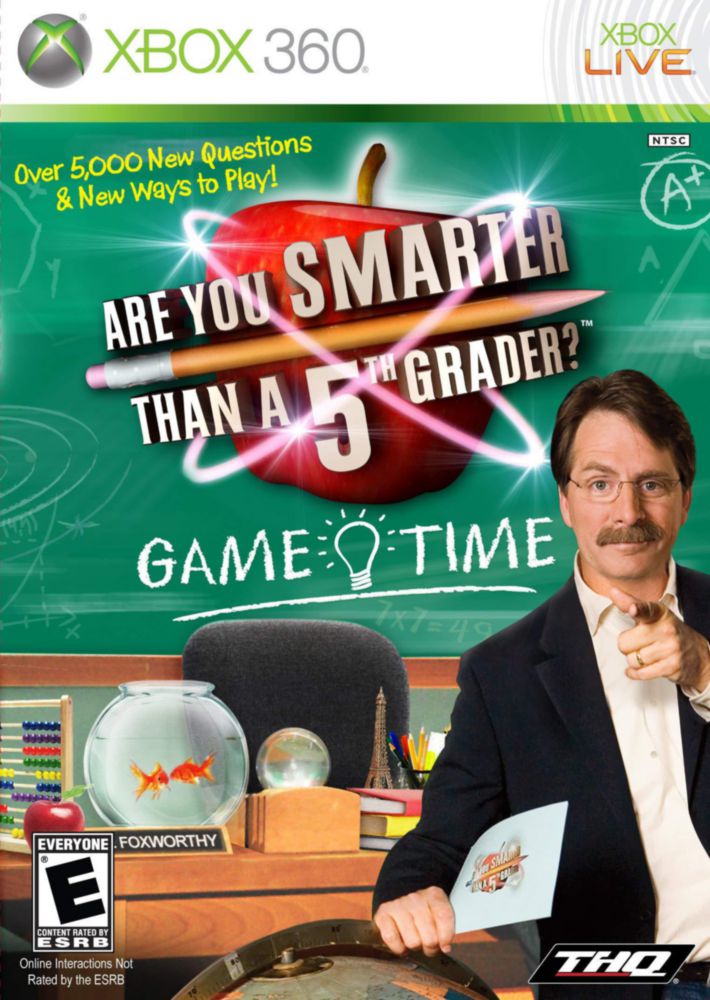 Juego de Trivia THQ Are You Smarter Than A 5th Grader para Xbox 360 (Reacondicionado)