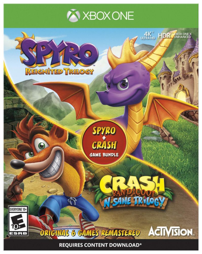 Videojuego ACTIVISION Spyro Crash Bundle para Xbox One