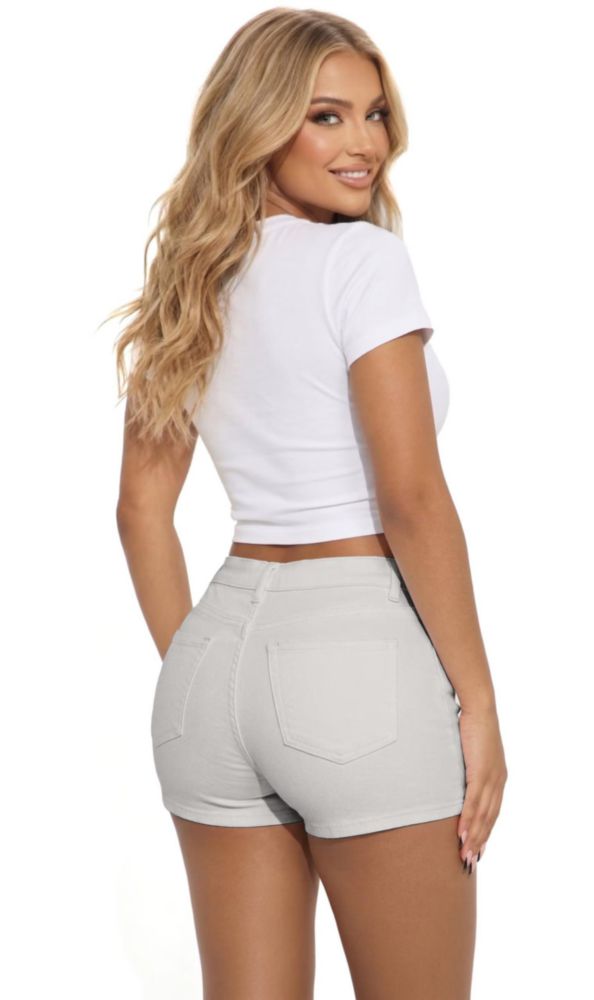 Pantalones cortos Hybrid & Company SH44876 gris claro S