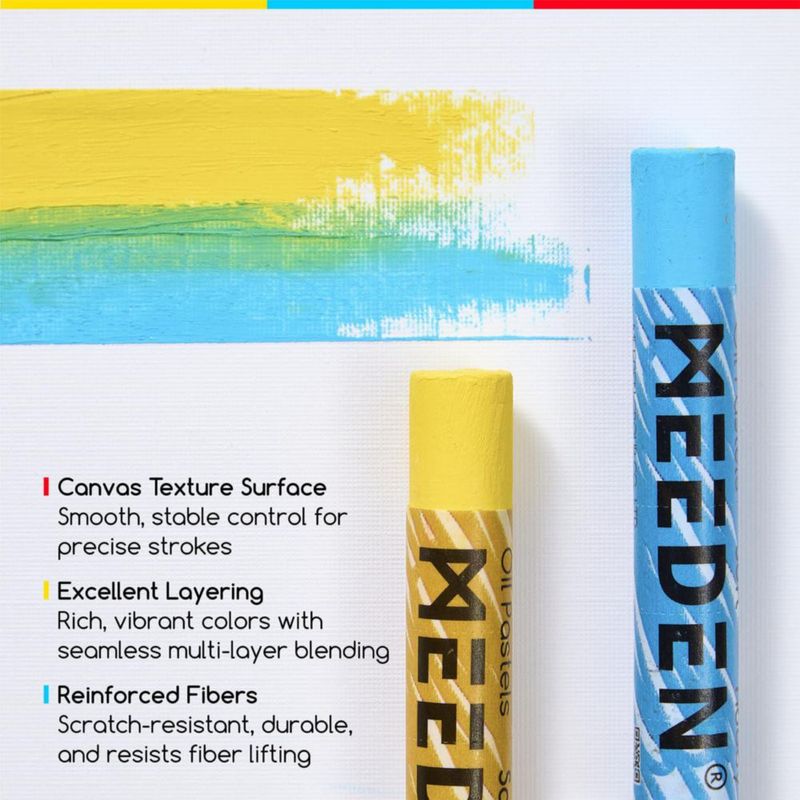 Papel para Pastel al Óleo MEEDEN 20 cm 300 gsm 30 Hojas