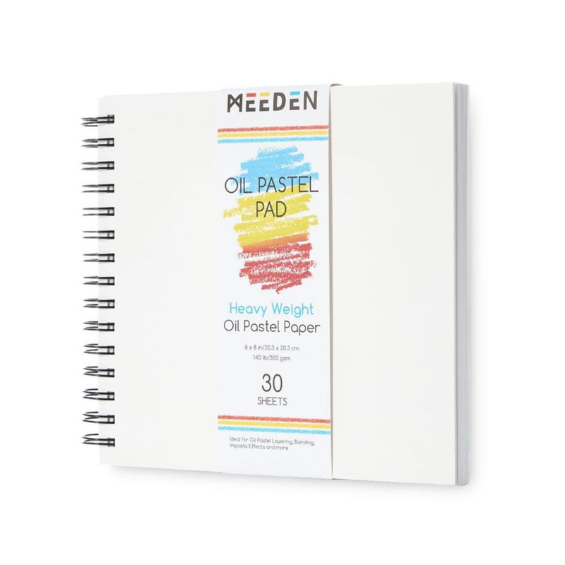 Papel para Pastel al Óleo MEEDEN 20 cm 300 gsm 30 Hojas