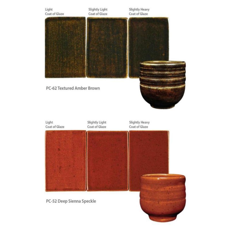 Esmaltes AMACO Potter's Choice Pack de Clase 6 Pintas – 6 Colores