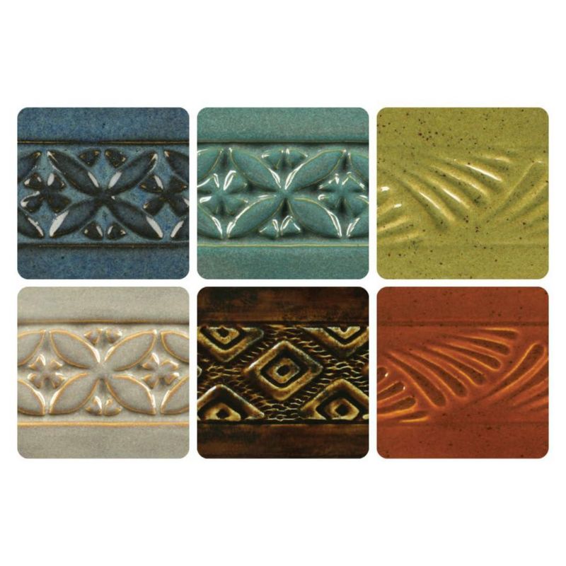 Esmaltes AMACO Potter's Choice Pack de Clase 6 Pintas – 6 Colores