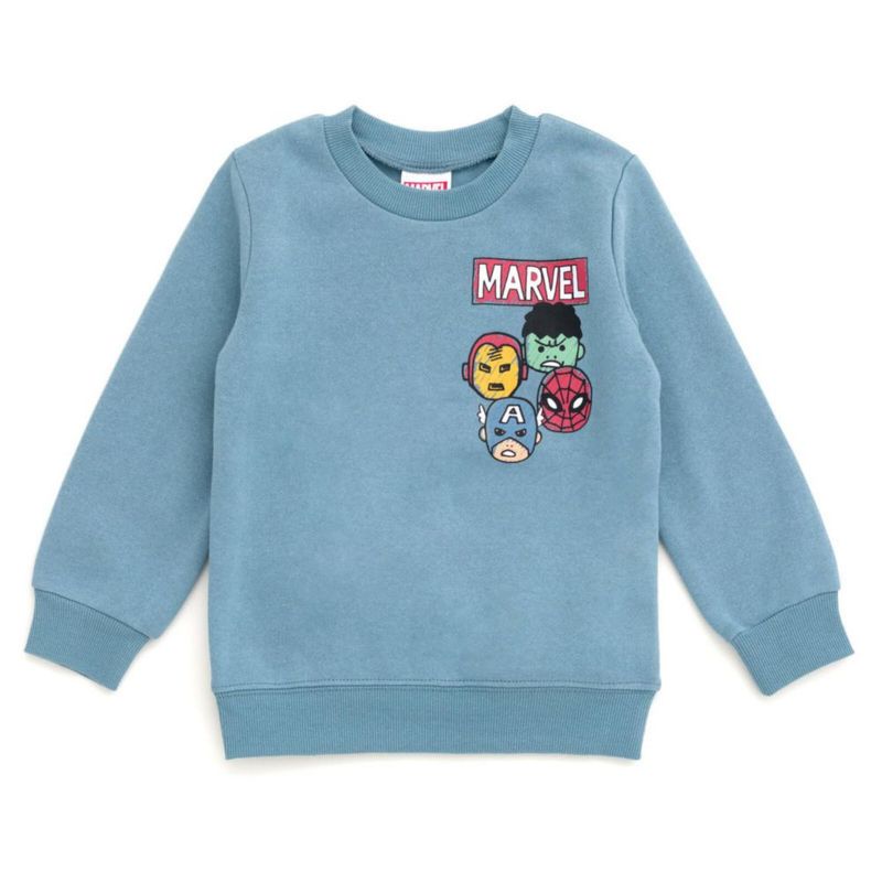 Conjunto Marvel para Niños Pequeños 2T Azul Polvoriento