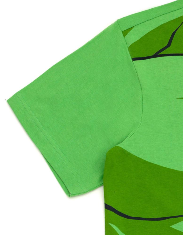 Camiseta Marvel Hulk Verde Talla Grande con Estampado