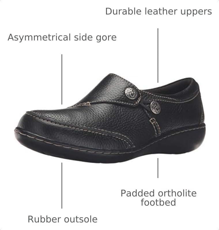Mocasín Clarks Ashland Lane Q negro talla 9 US