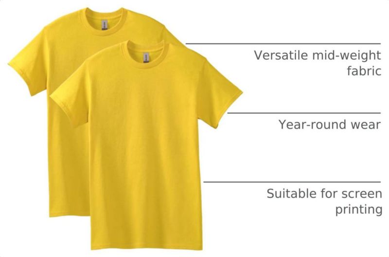 Camiseta Gildan G5000 2 piezas Daisy talla Grande