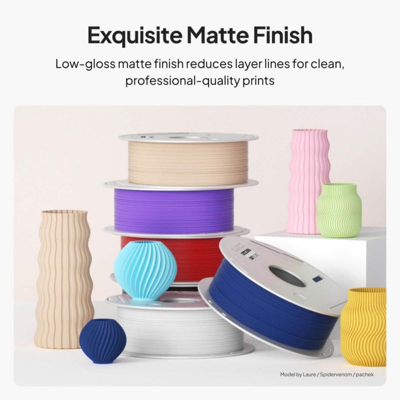 Filamento PLA mate ELEGOO 175 mm 1 kg Rosa Cerezo