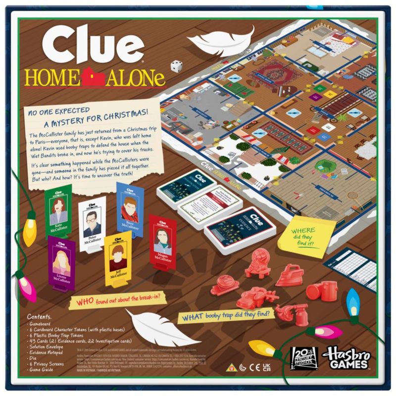 CLUE – Edición Home Alone (Juego de mesa) – Hasbro Gaming