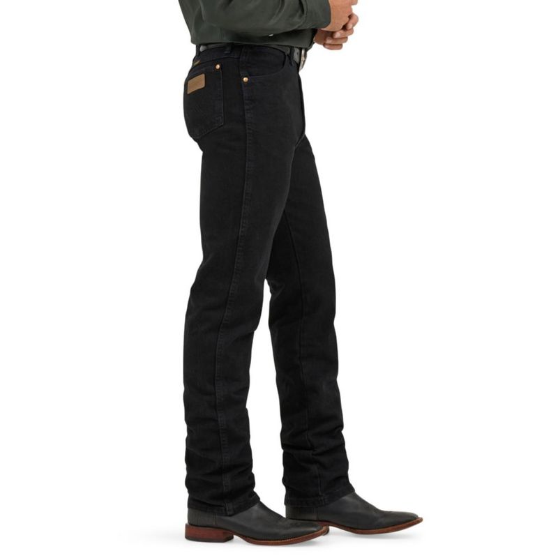 Pantalones Wrangler Corte Vaquero Original Negro Sombra