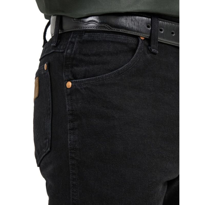 Pantalones Wrangler Corte Vaquero Original Negro Sombra