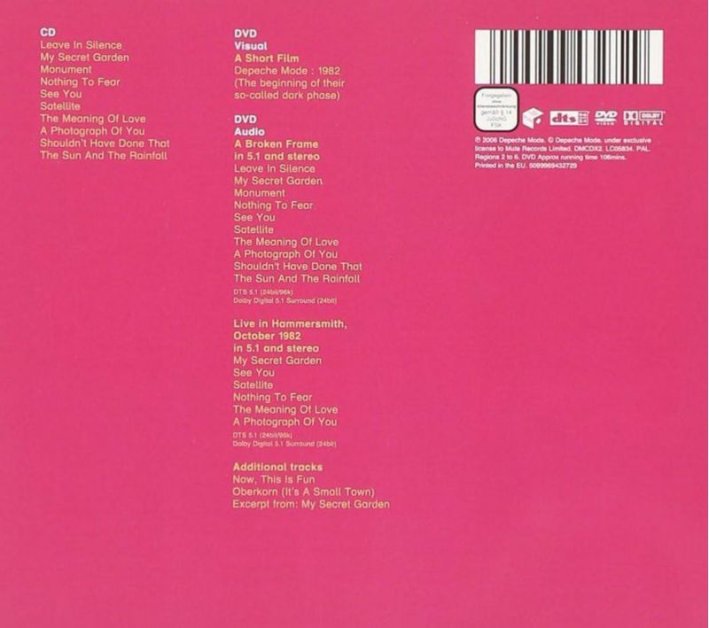 Música SONY MUSIC Broken Frame – Edición de Coleccionista