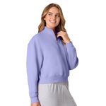 Sudadera Hanes EcoSmart de Mezcla de Algodón y Poliéster con Cremallera Cuarto