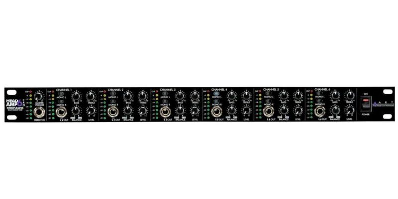 Amplificador de auriculares ART HeadAmp6 Pro de 6 canales con ecualizador