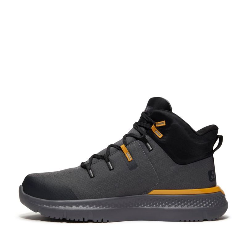 Zapato de trabajo Timberland PRO 7.5M puntera de acero gris/amarillo