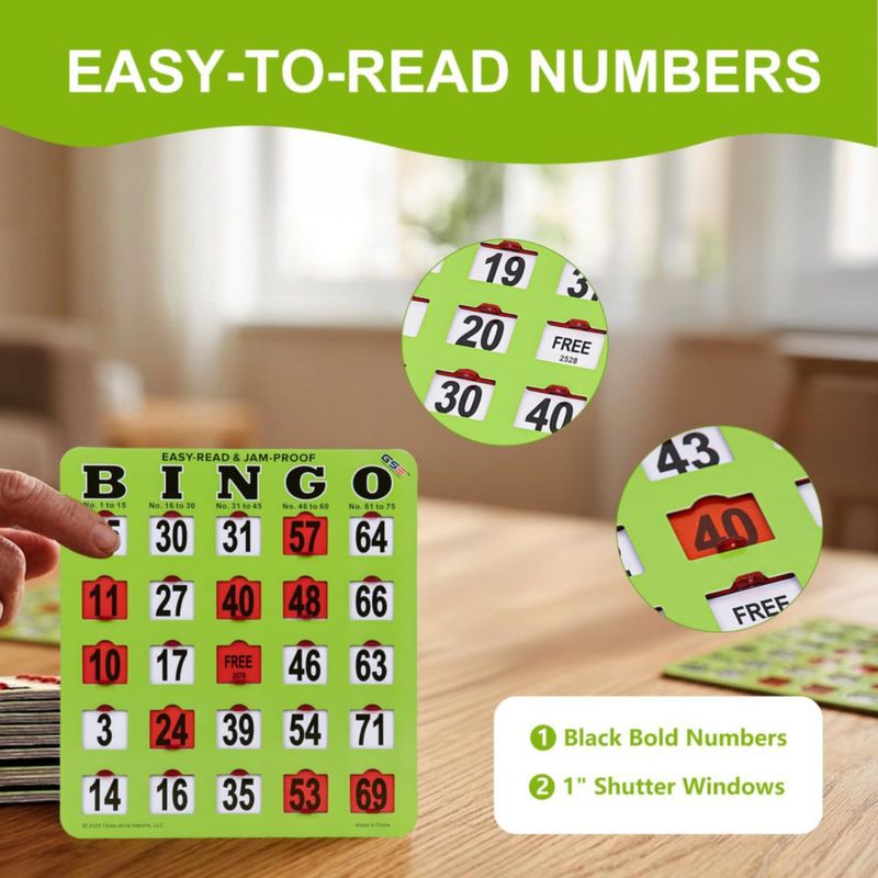 Paquete de 100 Cartas de Bingo GSE Games & Sports Expert