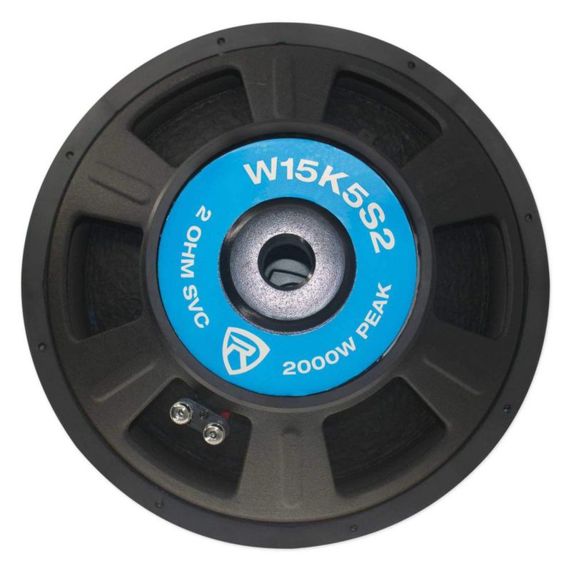 Subwoofer Rockville 15" 500W RMS 2 Ohmios para Audio de Auto