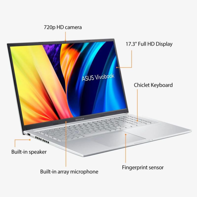 Portátil ASUS VivoBook 17 K1703 Core i3 8 GB RAM 256 GB SSD