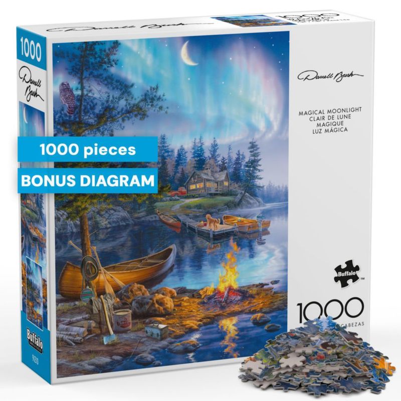 Rompecabezas Buffalo Games 1000 piezas – Luz de Luna Mágica