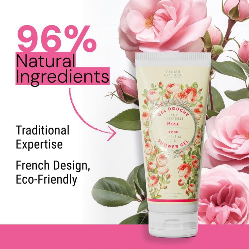 Set de gel de ducha y loción corporal Panier des Sens 200 ml + 250 ml