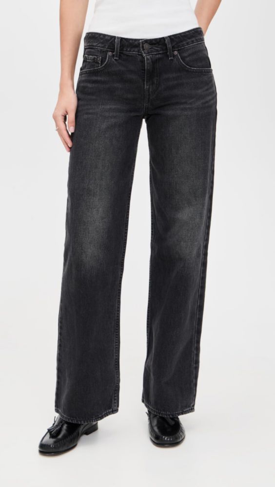 Pantalones Levi's para mujer Low Loose 29x32 Tech Storm
