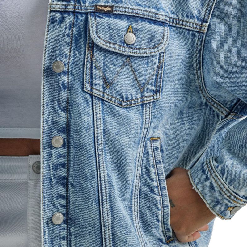 Chaqueta Vaquera Wrangler XL Moonchild de Corte Relajado