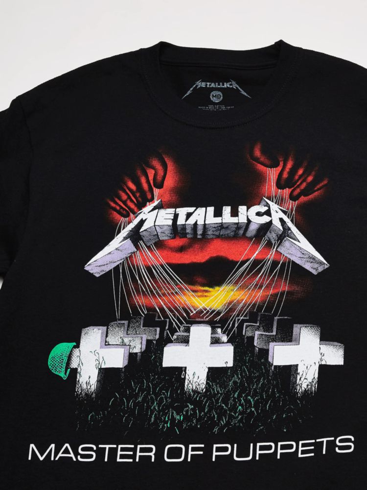 Camiseta Bravado Metallica Master of Puppets Negra