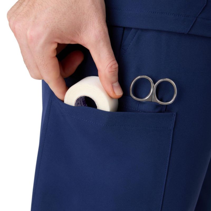Conjunto de Uniforme Médico Hanes de Secado Rápido con Bolsillos para Hombre