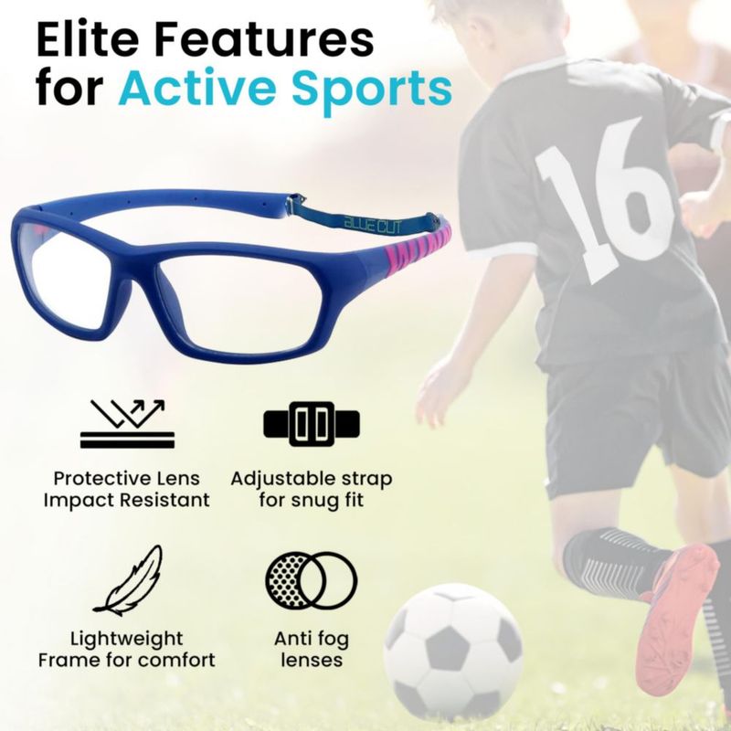 Gafas de seguridad BLUE CUT 57 mm antiempañantes deportivas