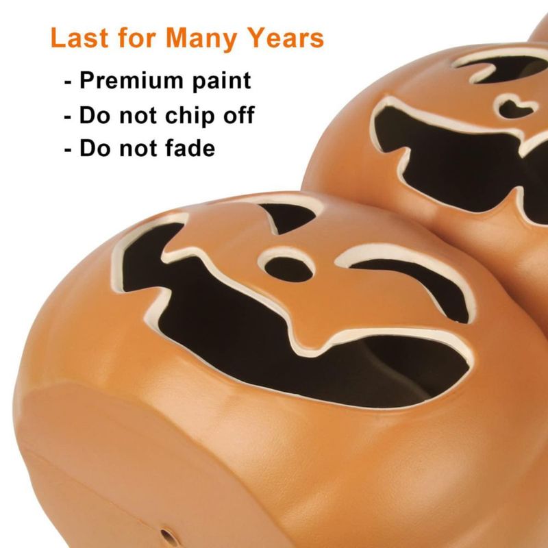 Lámpara de Calabaza DUNCHATY 43 cm Preiluminada Impermeable
