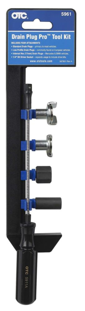Kit profesional de llaves OTC 5961 para tapones de drenaje