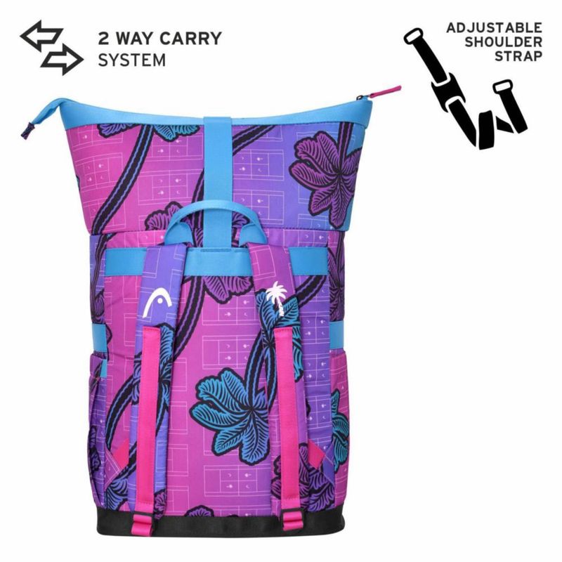 MOCHILA HEAD 30L EDICIÓN PTC Azul/Morado/Rosa