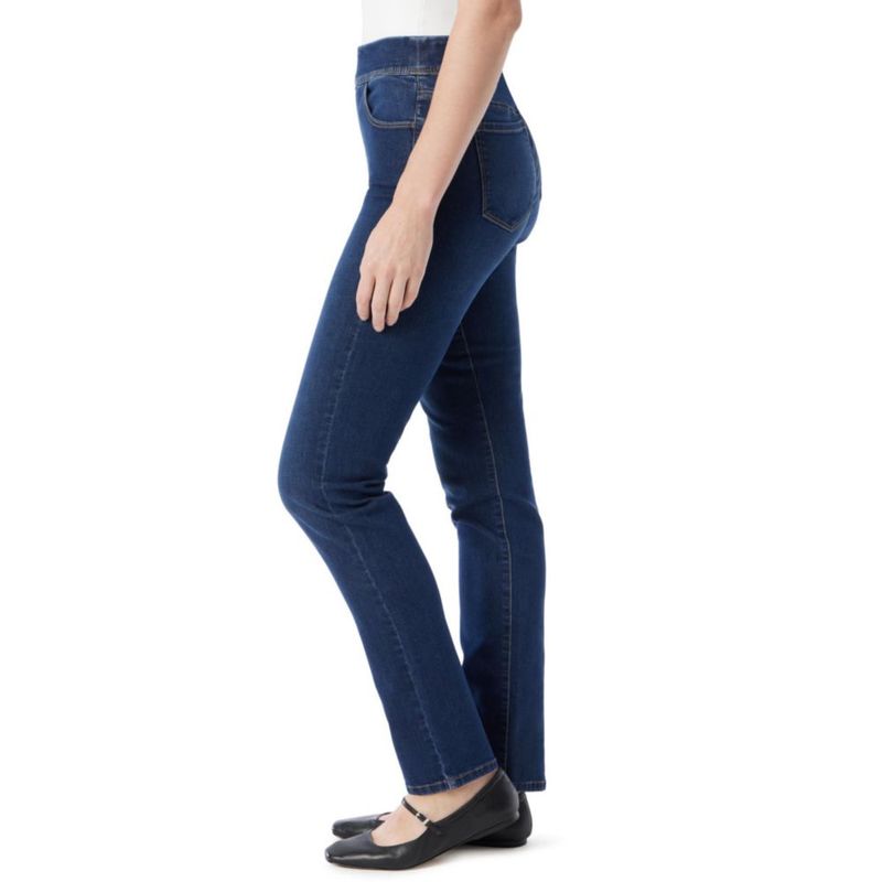 Jeans Gloria Vanderbilt Amanda Pull-On de talle alto