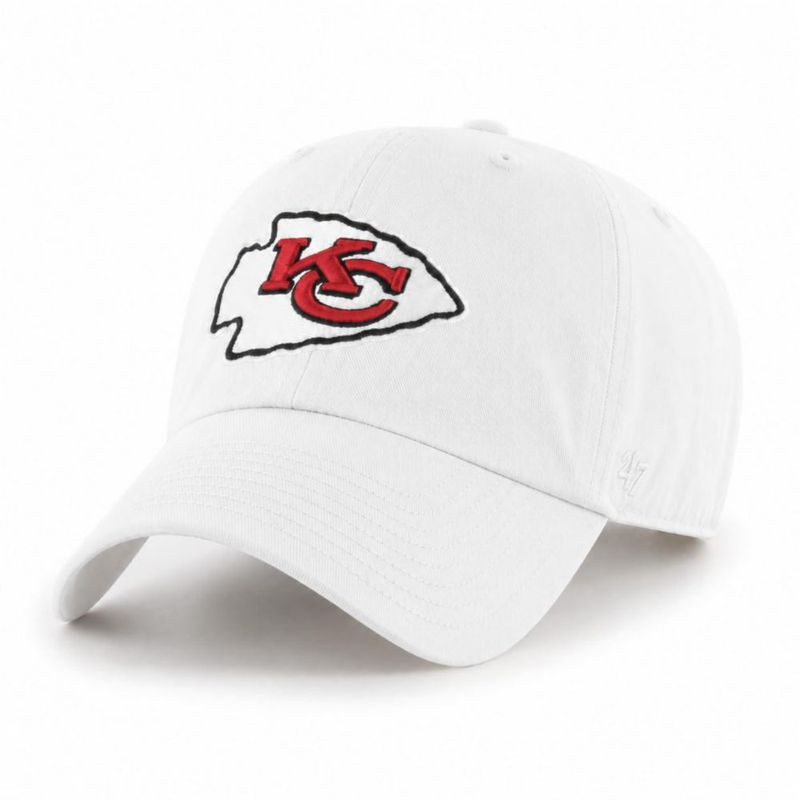 GORRA 47 Kansas City Chiefs Blanca Ajustable Talla Única